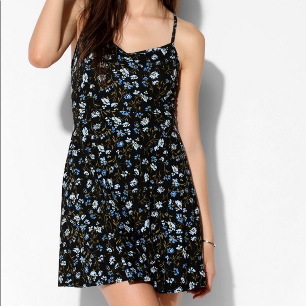Urban outfitters open back skater dress